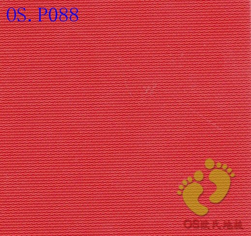 歐氏紅色乒乓球地板